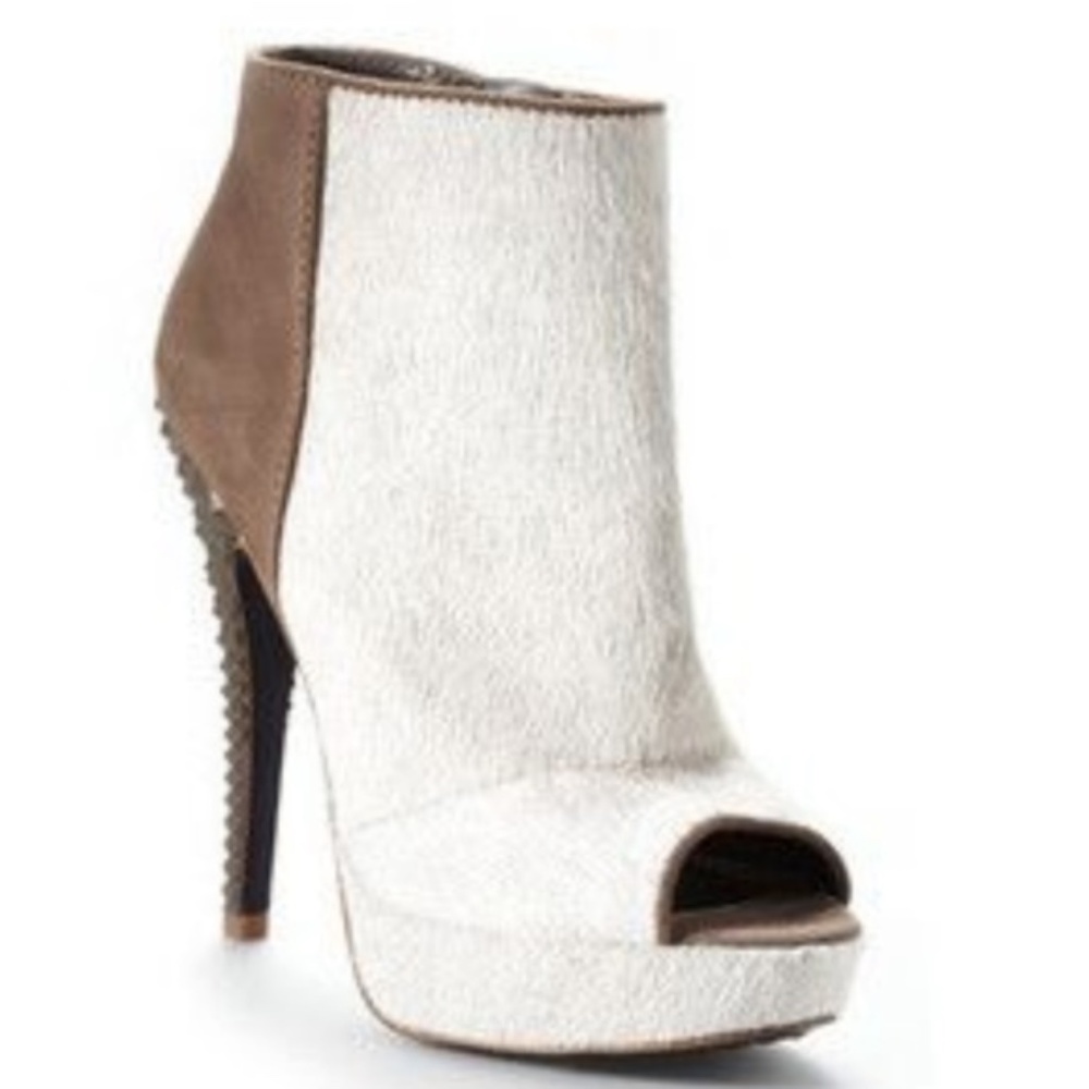 Rachel Roy High-Heeled Open Toe Booties - RFKassey